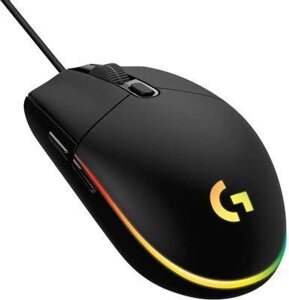 Мышь Logitech G102 LightSync, игровая, оптическая, проводная, USB, черный [910-005808]