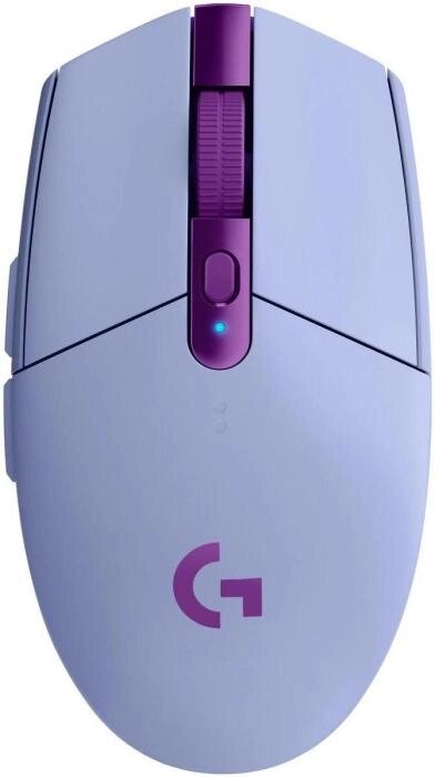 Мышь Logitech G305 Lightspeed, игровая, оптическая, беспроводная, USB, сиреневый [910-006022] от компании 2255 by - онлайн гипермаркет - фото 1