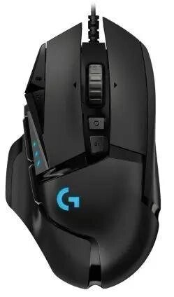 Мышь Logitech G502 Hero, игровая, оптическая, проводная, USB, черный [910-005469/910-005471] от компании 2255 by - онлайн гипермаркет - фото 1