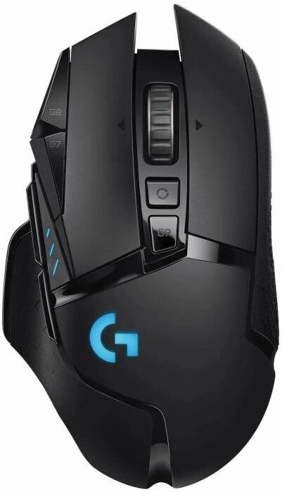 Мышь Logitech G502 Lightspeed, игровая, оптическая, беспроводная, USB, черный [910-005567] от компании 2255 by - онлайн гипермаркет - фото 1