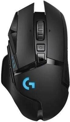 Мышь Logitech G502 Lightspeed, игровая, оптическая, беспроводная, USB, черный [910-005571] от компании 2255 by - онлайн гипермаркет - фото 1