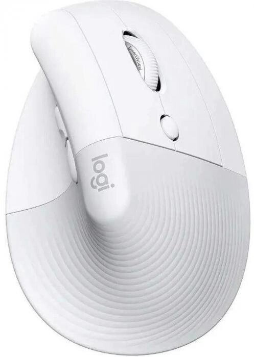 Мышь Logitech Lift, вертикальная, оптическая, беспроводная, USB, белый [910-006486] от компании 2255 by - онлайн гипермаркет - фото 1