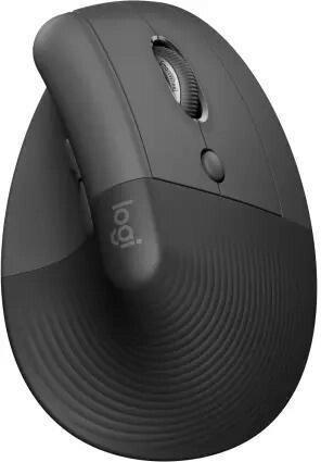 Мышь Logitech Lift, вертикальная, оптическая, беспроводная, USB, графитовый [910-006485] от компании 2255 by - онлайн гипермаркет - фото 1