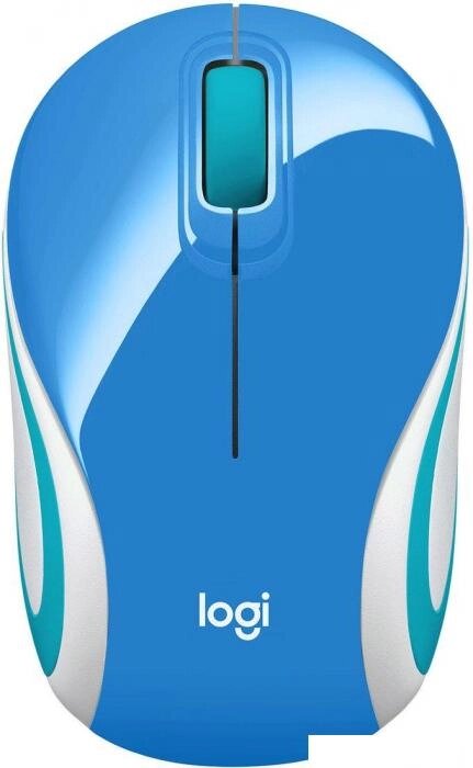 Мышь Logitech M187 (голубой) от компании 2255 by - онлайн гипермаркет - фото 1