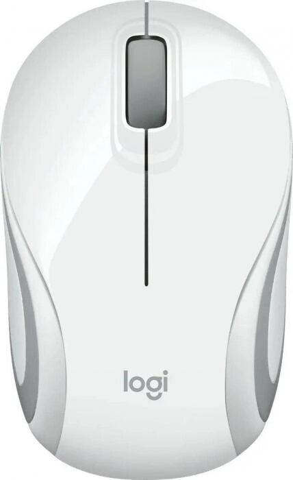 Мышь Logitech Mini M187, оптическая, беспроводная, USB, белый и серый [910-002735] от компании 2255 by - онлайн гипермаркет - фото 1