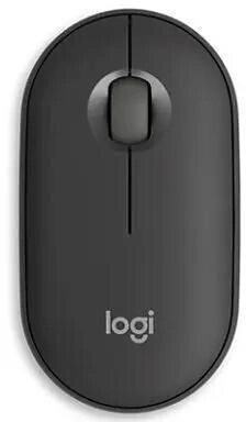 Мышь Logitech Pebble 2  M350S, оптическая, беспроводная, USB, графитовый [910-006988] от компании 2255 by - онлайн гипермаркет - фото 1