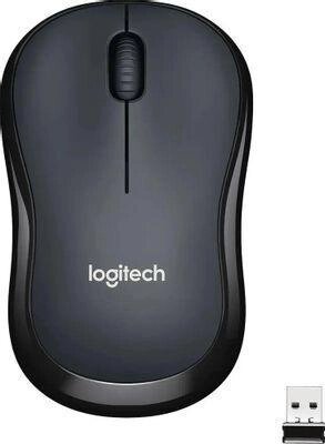 Мышь Logitech Silent M221, оптическая, беспроводная, USB, черный [910-006510/910-004882] от компании 2255 by - онлайн гипермаркет - фото 1