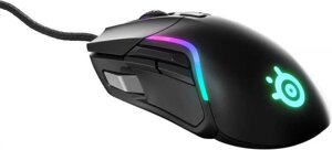 Мышь SteelSeries Rival 5, игровая, оптическая, проводная, USB, черный [62551]