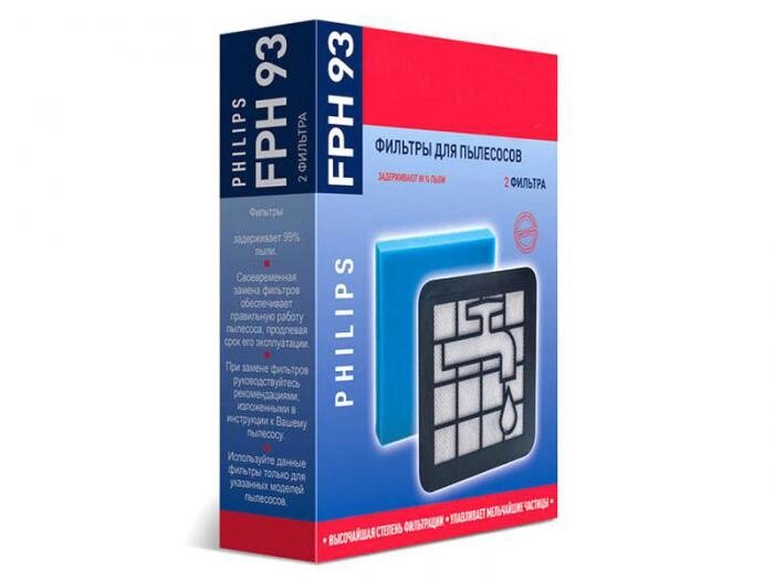 Набор фильтров Topperr FPH 93 для Philips FC 9350/01 / 9353/01 от компании 2255 by - онлайн гипермаркет - фото 1