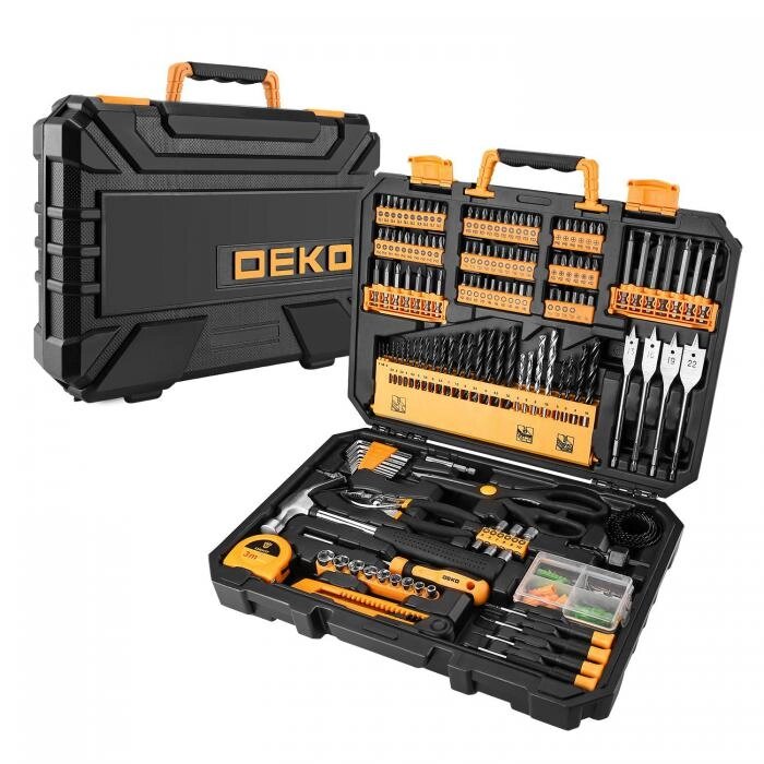 Набор инструмента в чемодане Deko DKMT200 SET 200 от компании 2255 by - онлайн гипермаркет - фото 1