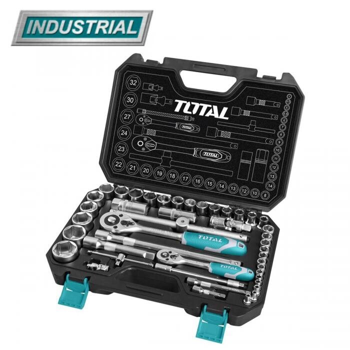 Набор инструментов TOTAL THT421441 (44 предметов) от компании 2255 by - онлайн гипермаркет - фото 1