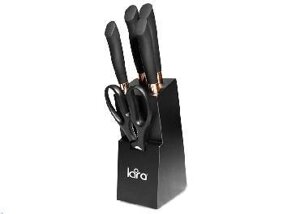 Набор кухонных ножей на подставке LARA LR05-55