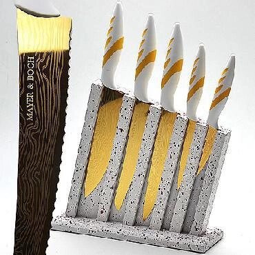 Набор кухонных ножей на подставке MAYER&BOCH 22715 от компании 2255 by - онлайн гипермаркет - фото 1