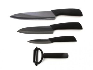 Набор кухонных ножей Xiaomi Huo Hou Heat Knife Set 4шт HU0010 кухонные ножи + овощечистка