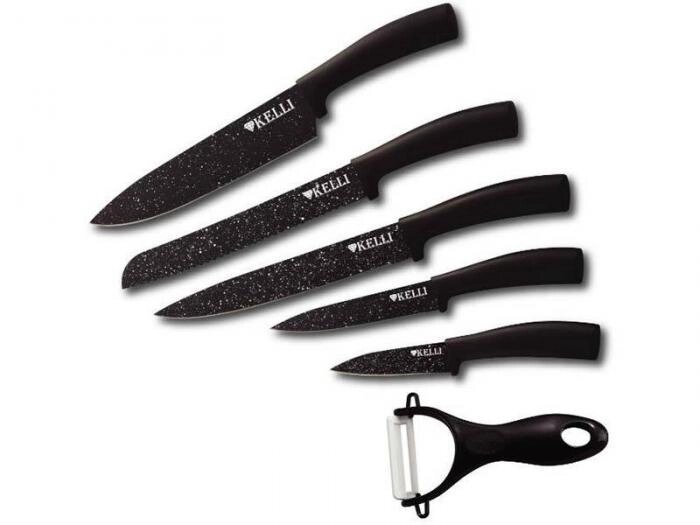 Набор ножей Kelli KL-2031 от компании 2255 by - онлайн гипермаркет - фото 1