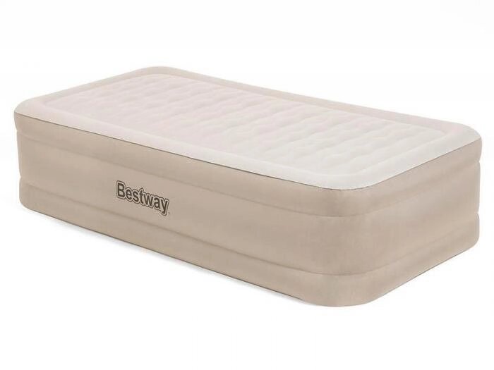 Надувная кровать BestWay Fortech Airbed 69048 BW надувной матрас для сна со встроенным насосом от компании 2255 by - онлайн гипермаркет - фото 1