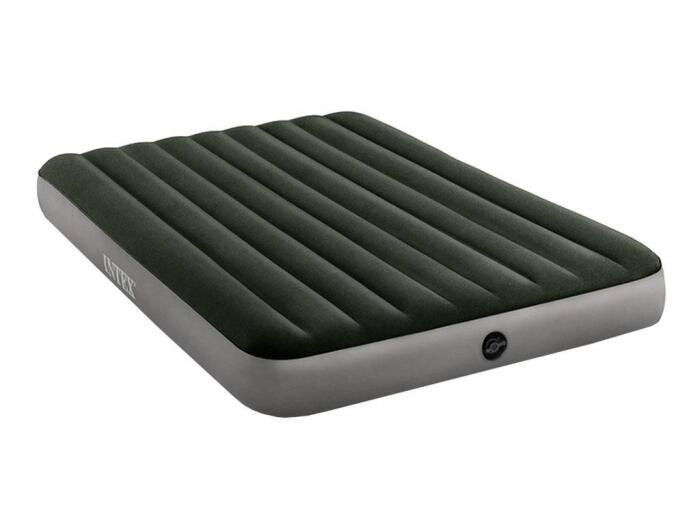 Надувной двуспальный велюровый матрас Intex Prestige Downy Bed 64109 для сна отдыха кемпинга палатки от компании 2255 by - онлайн гипермаркет - фото 1