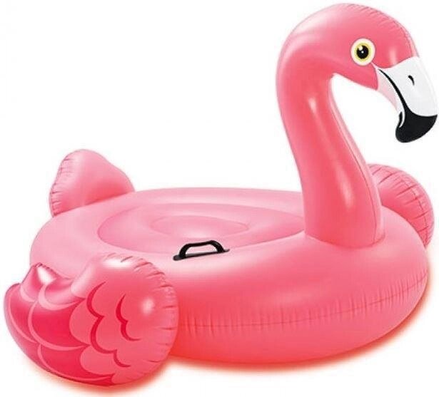 Надувной матрас Фламинго розовый большой пляжный круг плот игрушка для бассейна воды пляжа 147см INTEX 57558NP от компании 2255 by - онлайн гипермаркет - фото 1