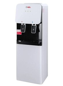 Напольный кулер для бутилированной воды AEL LD-AEL-85C WHITE/BLACK диспенсер водораздатчик офиса