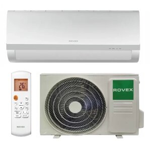 Настенный кондиционер для дома дачи с режимом вентиляции осушения воздуха и обогрева ROVEX RS-09MST1