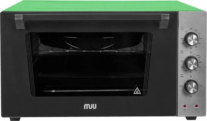 Настольная духовая печь мини духовка электрическая печка электропечь для выпечки MIU 4206 E зелено-серая от компании 2255 by - онлайн гипермаркет - фото 1