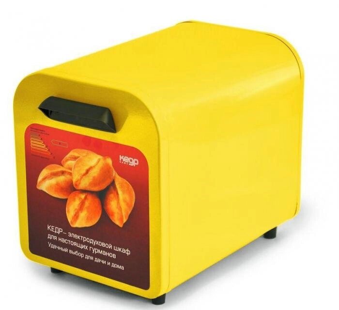 Настольная духовка КЕДР ШЖ-0.625/220 (желтый) духовка электрическая, жарочный шкаф от компании 2255 by - онлайн гипермаркет - фото 1