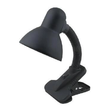 Настольная лампа на прищепке UNIEL TLI-206 черный светильник для школьника от компании 2255 by - онлайн гипермаркет - фото 1