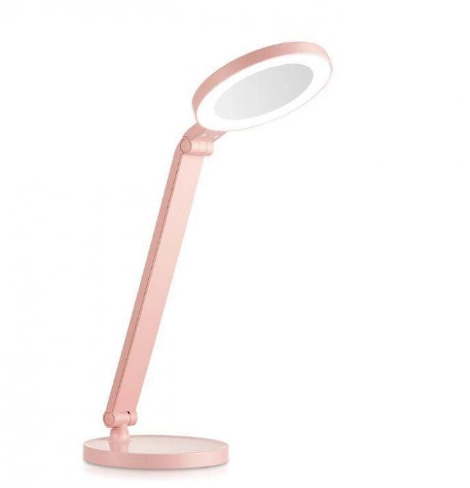 Настольный светодиодный сенсорный светильник CAMELION KD-824 C14 розовый LED лампа с зеркалом для макияжа от компании 2255 by - онлайн гипермаркет - фото 1