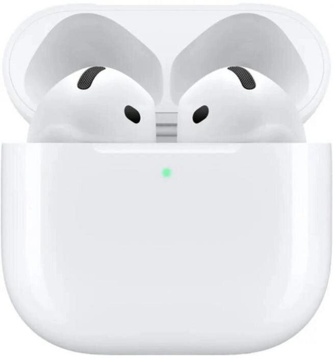 Наушники Apple A3050,A3053,A3058 AirPods 4, Bluetooth, вкладыши, белый [mxp63ll/a] от компании 2255 by - онлайн гипермаркет - фото 1