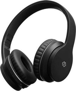 Наушники Digma BT-19 ANC, 3.5 мм/Bluetooth, накладные, черный [bt19]