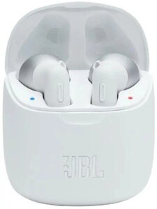 Наушники JBL Tune 225TWS, Bluetooth, вкладыши, белый [jblt225twswht]