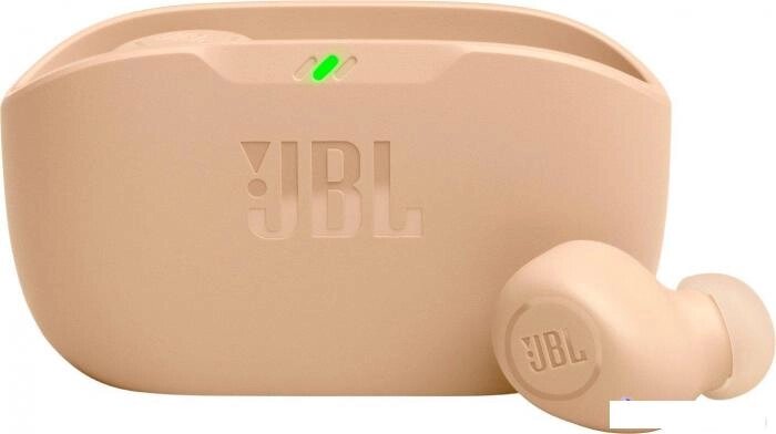 Наушники JBL Wave Buds, Bluetooth, внутриканальные, бежевый [jblwbudsbeg] от компании 2255 by - онлайн гипермаркет - фото 1