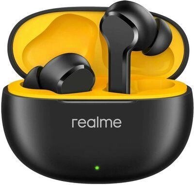 Наушники REALME Buds T110, Bluetooth, внутриканальные, черный [631206000006] от компании 2255 by - онлайн гипермаркет - фото 1