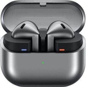 Наушники Samsung Galaxy Buds 3, Bluetooth, вкладыши, серебристый [sm-r530nzaacis]