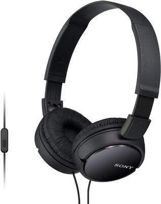 Наушники Sony MDR-ZX110AP, 3.5 мм, накладные, черный [mdr-zx110apbc1e] от компании 2255 by - онлайн гипермаркет - фото 1