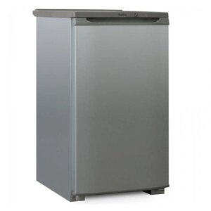 Небольшой холодильник компактный однокамерный маленький мини кухонный для студента Бирюса M109 серебристый