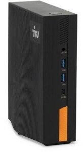 Неттоп iRU 515ALC, Intel Core i5 12450H, DDR4 16ГБ, 512ГБ (SSD), Intel UHD Graphics, Windows 11 Professional, черный