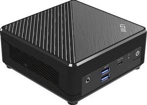 Неттоп MSI Cubi N ADL-019RU, Intel N100, DDR4 4ГБ, 128ГБ (SSD), Intel UHD Graphics, Windows 11 Professional, черный