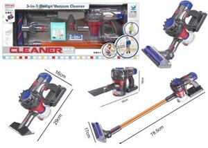 NO NAME Игровой набор "Хозяйка"пылесос,3 насадки, свет, звук,3*AA не в к-те,в кор.) 2150224