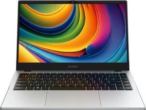 Ноутбук digma EVE C4801 DN14N1-8CXW01, 14", IPS, intel N100 0.8ггц, 4-ядерный, 8гб LPDDR5, 256гб SSD, intel