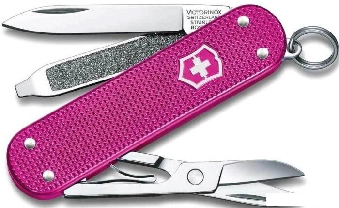 Нож-брелок Victorinox Classic Flamingo Party 0.6221.251G (пурпурный) от компании 2255 by - онлайн гипермаркет - фото 1