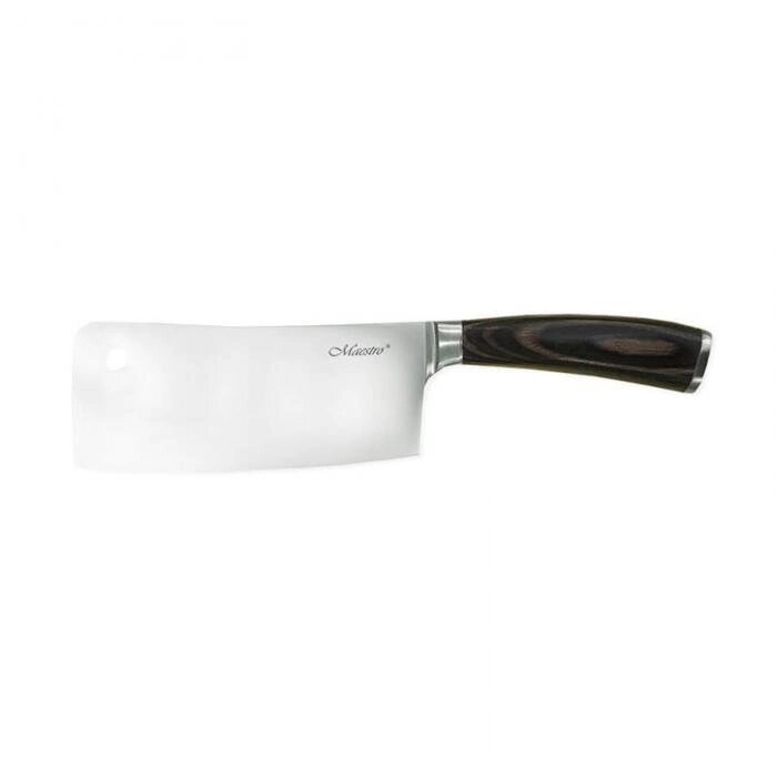 Нож топорик кухонный поварской мясной разделочный для разделки мяса рубки костей овощей Maestro MR-1466 от компании 2255 by - онлайн гипермаркет - фото 1
