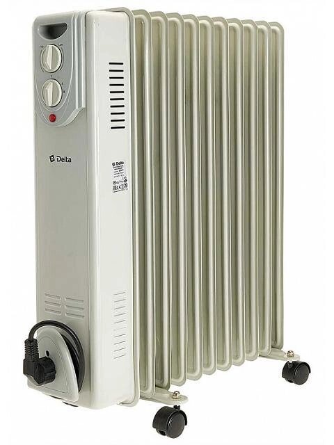 Обогреватель масляный радиатор Delta D05-11 Р1-00014223 электрический напольный бытовой для помещений дачи от компании 2255 by - онлайн гипермаркет - фото 1