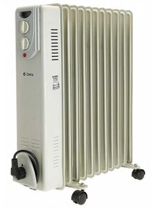 Обогреватель масляный радиатор Delta D05-11 Р1-00014223 электрический напольный бытовой для помещений дачи
