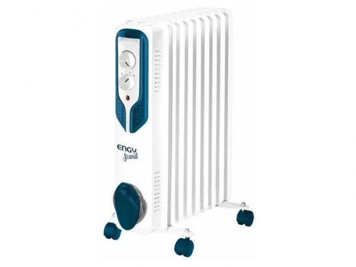 Обогреватель масляный радиатор Engy EN-2509 Scandi электрический напольный бытовой для помещений дома дачи от компании 2255 by - онлайн гипермаркет - фото 1