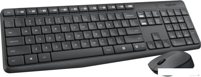 Офисный набор Logitech MK235 Wireless Combo 920-007931 (нет кириллицы) от компании 2255 by - онлайн гипермаркет - фото 1