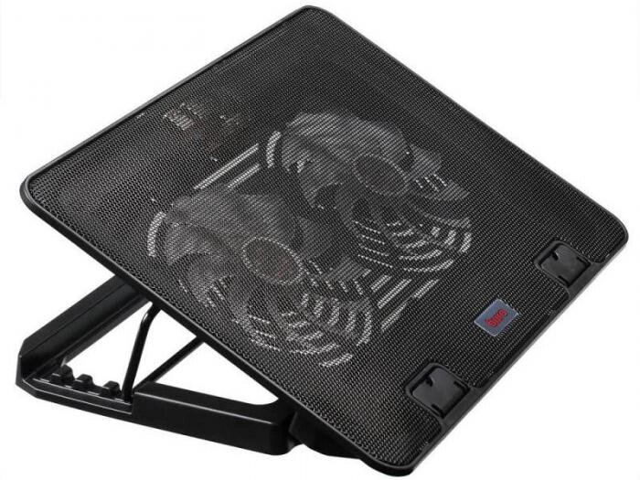 Охлаждающая подставка для ноутбука Buro BU-LCP156-B214H черный вентилятор от компании 2255 by - онлайн гипермаркет - фото 1