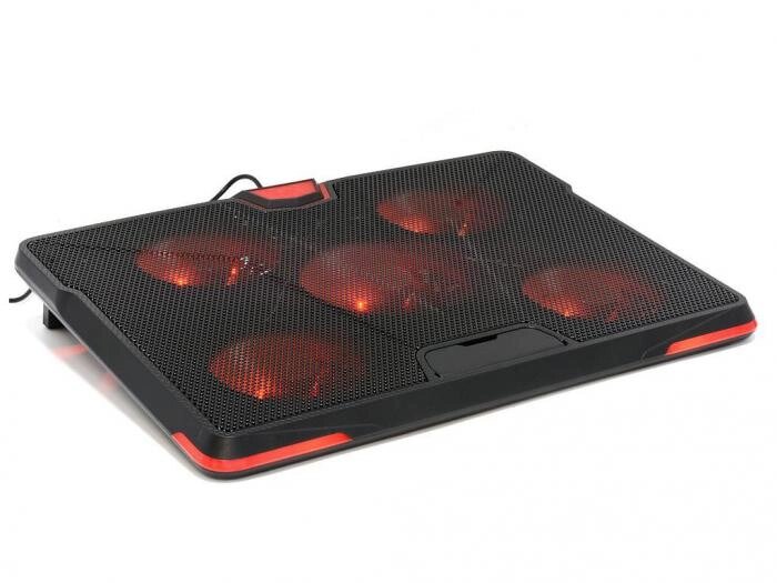 Охлаждающая подставка для охлаждения ноутбука Crown CMLS-130 вентилятор с led подсветкой от компании 2255 by - онлайн гипермаркет - фото 1