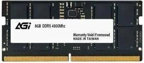 Оперативная память AGI AGI480008SD238 DDR5 -  1x 8ГБ 4800МГц, для ноутбуков (SO-DIMM),  OEM от компании 2255 by - онлайн гипермаркет - фото 1