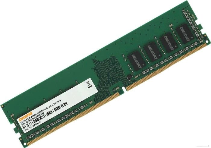 Оперативная память Digma 16ГБ DDR4 3200 МГц DGMAD43200016S от компании 2255 by - онлайн гипермаркет - фото 1